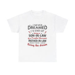 Son-In-Law Gift Shirt A Freakin' Awesome Mother-In-Law