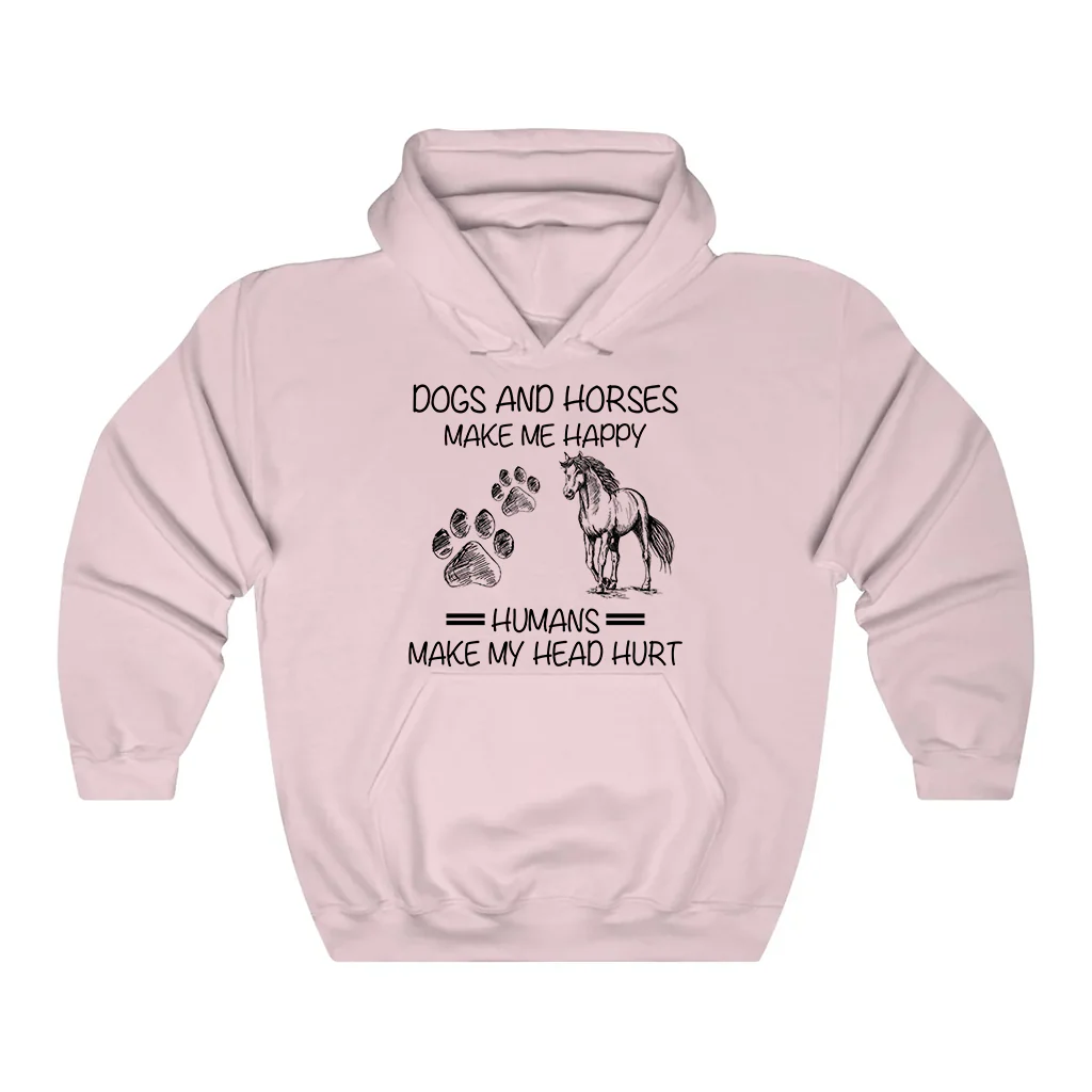 Dogs And Horses Hoodie