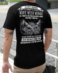 I'm Not A Husband To A Beautiful Wife With Wings Shirt