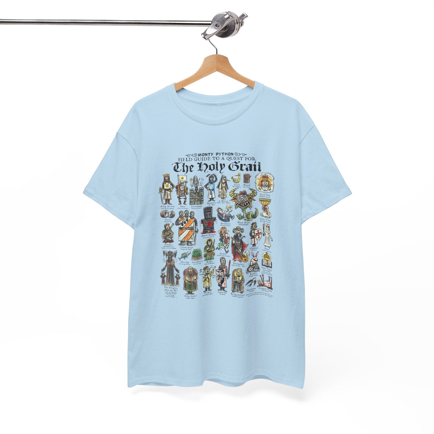 Monty Python Field Guide To A Quest For The Holy Grail T-Shirt