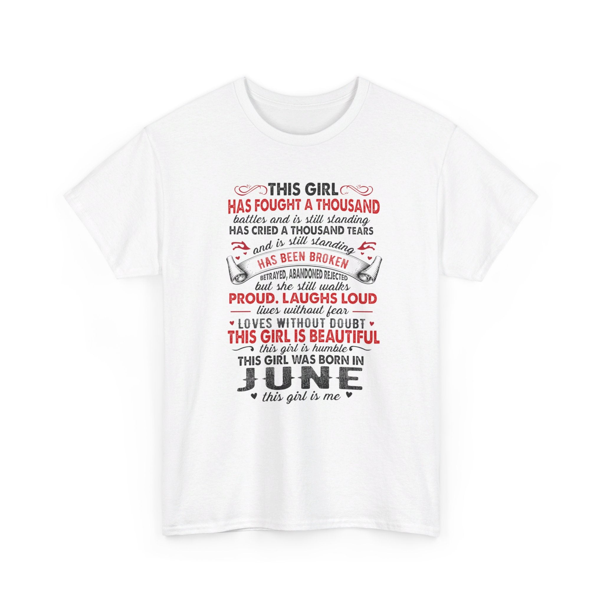 This girl was born in June this girl is me, birthday Shirt