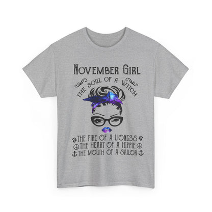 November Girl The Soul Of A Witch Shirt