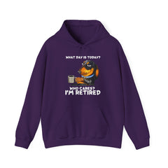 What Day Is To Day Who Cares I'm Retired Hoodie