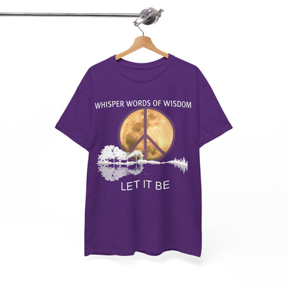 Whisper Words of Wisdom Let It Be Guitar Lake Shadow Shirt