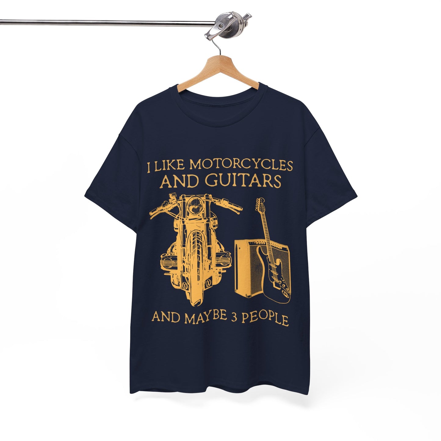 I Like Motorcycles And Guitars And Maybe 3 People Shirt