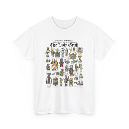 Monty Python Field Guide To A Quest For The Holy Grail T-Shirt