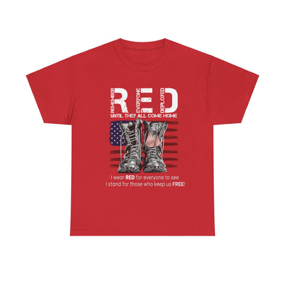 Red Fridays Shirt - Remember Everyone Deployed