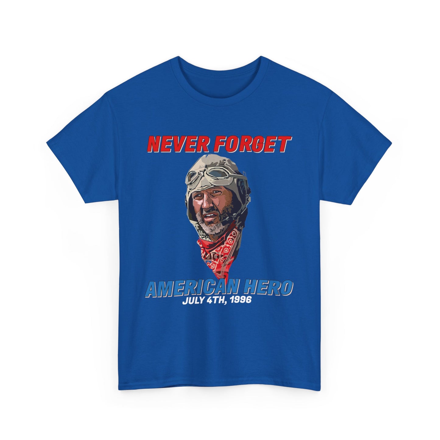 Never Forget American Hero Shirt, 4th Of July 1996, Russell Casse shirt, Randy Quaid, Independence Day