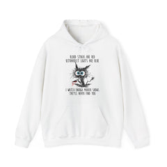 Blood Stains Are Red Ultraviolet Lights Are Blue Hoodie