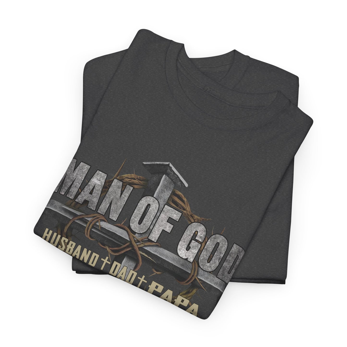 Man of God Husband Dad Papa Shirt