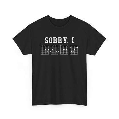 Sorry I DGAF guitar Shirt