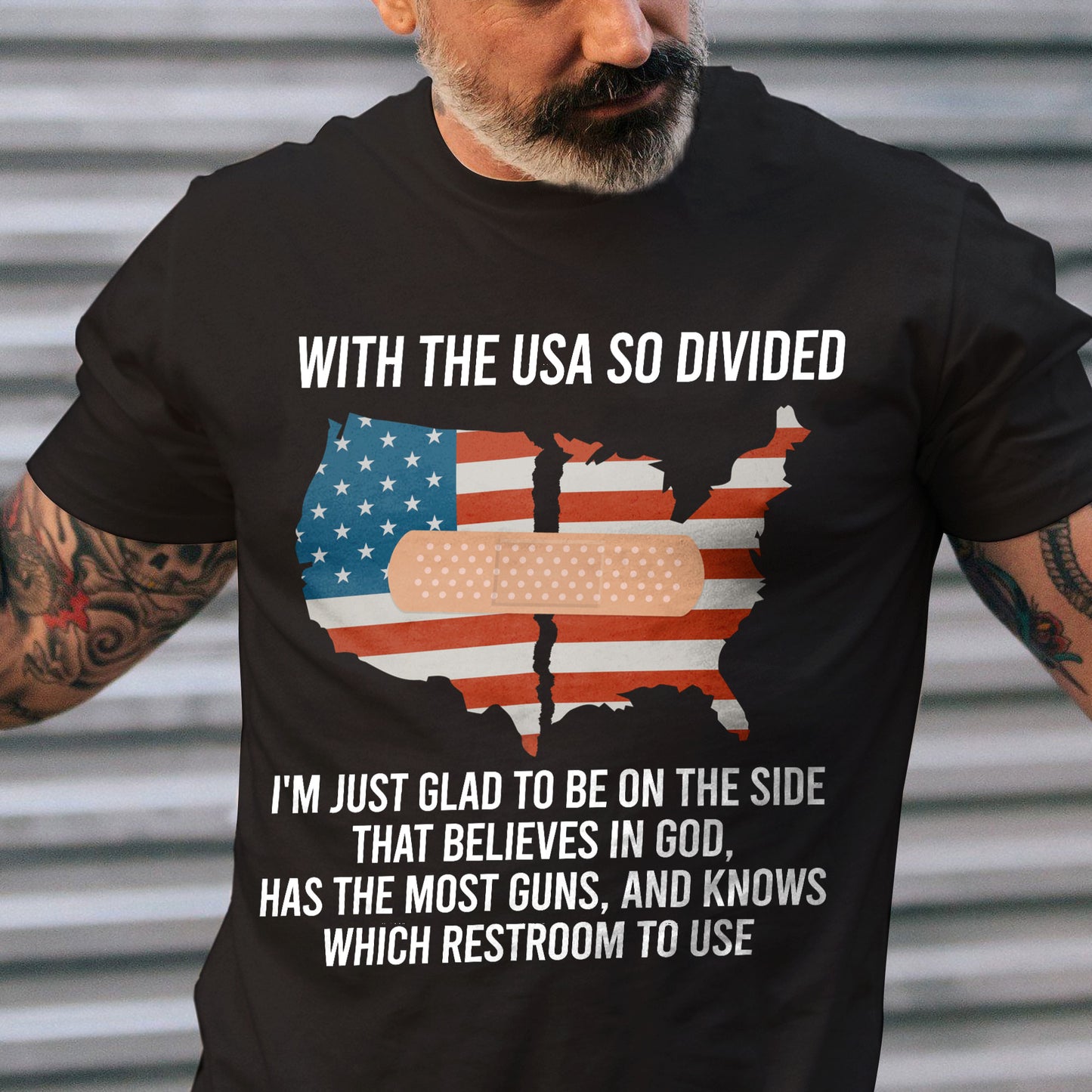 With The USA So Divided Shirt