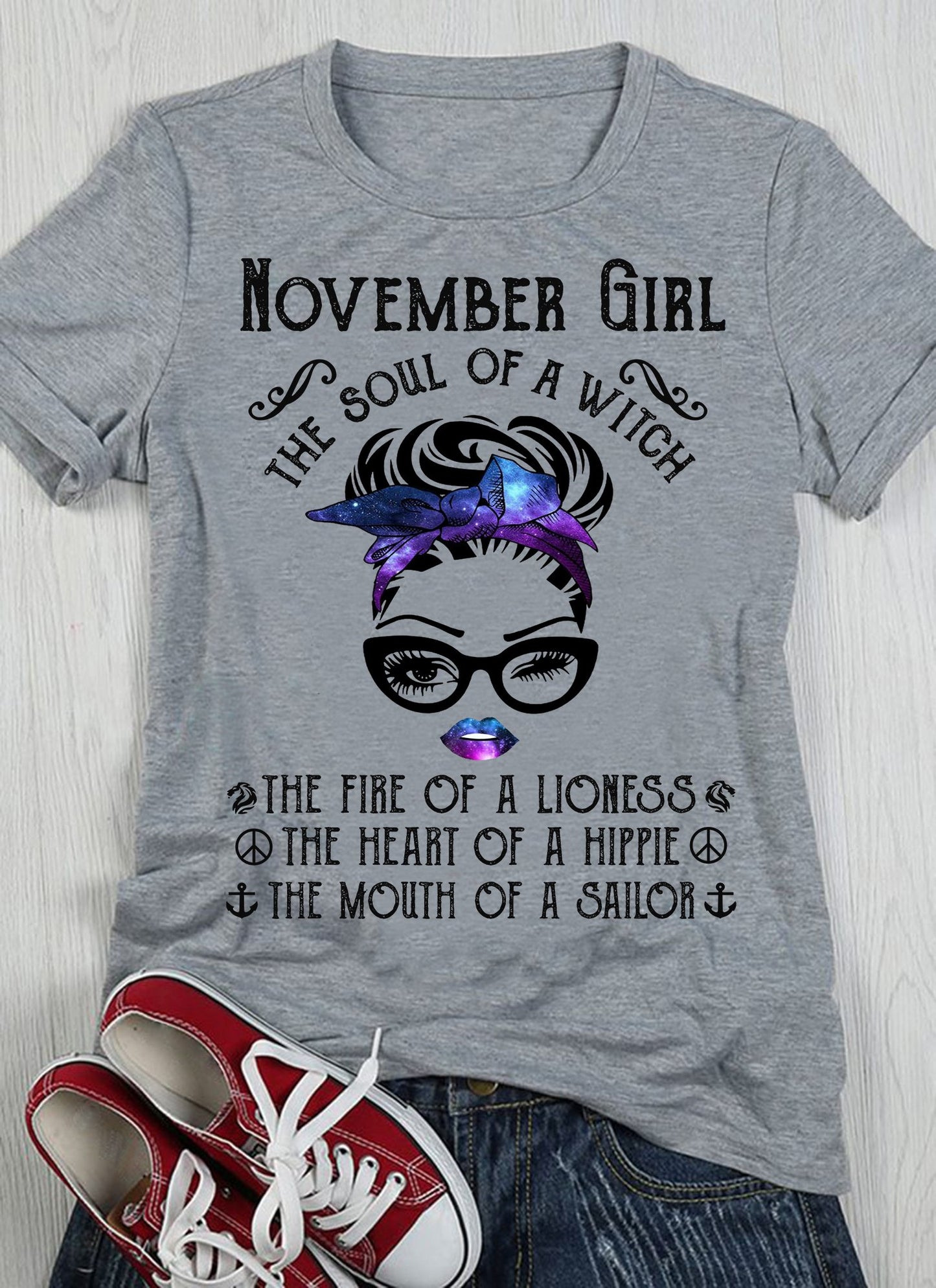 November Girl The Soul Of A Witch Shirt