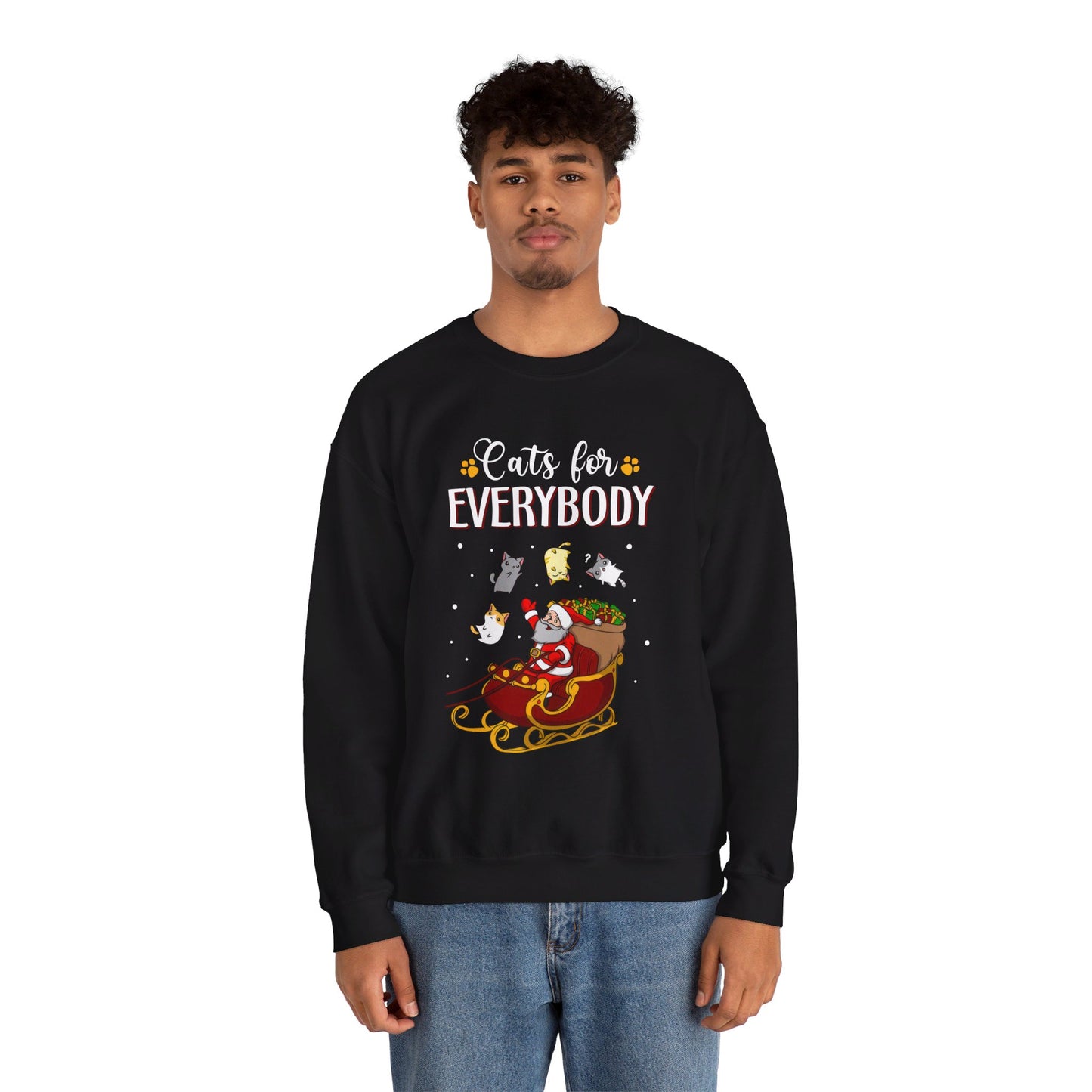 Cats For Everybody Christmas Sweatshirt