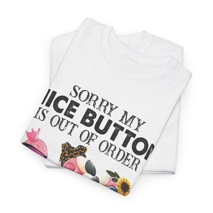 But My Bite Me Button Works Just Fine Shirt