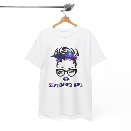 September Girl Birthday Shirt