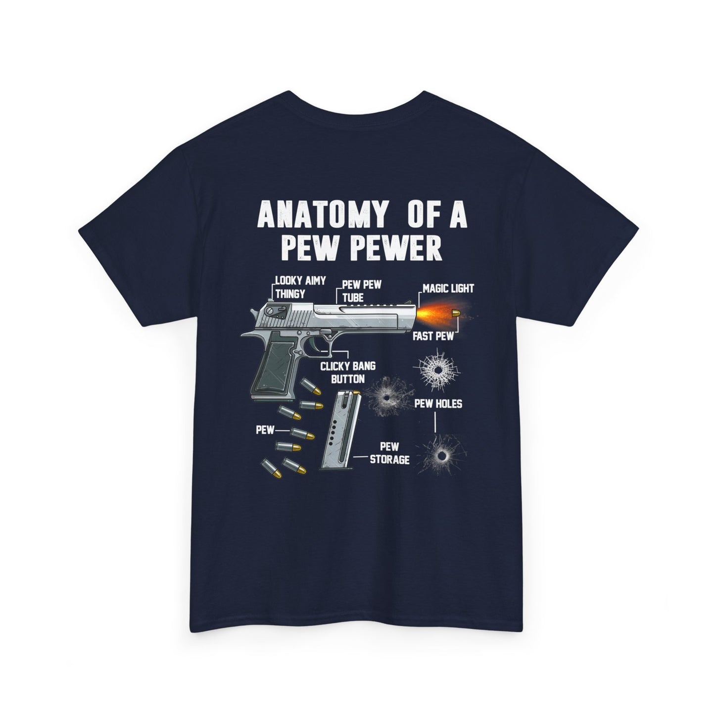 Anatomy Of A Pew Pewer Shirt