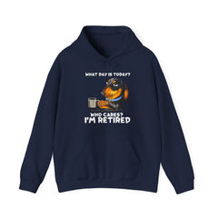 What Day Is To Day Who Cares I'm Retired Hoodie
