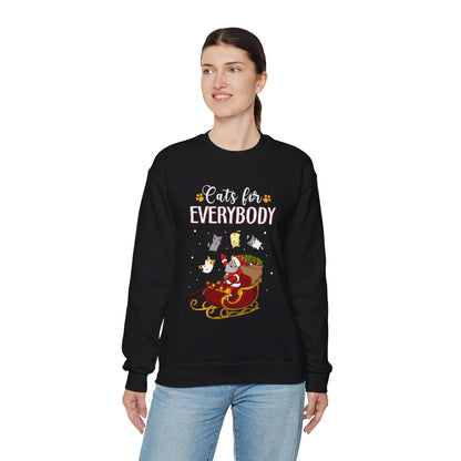 Cats For Everybody Christmas Sweatshirt