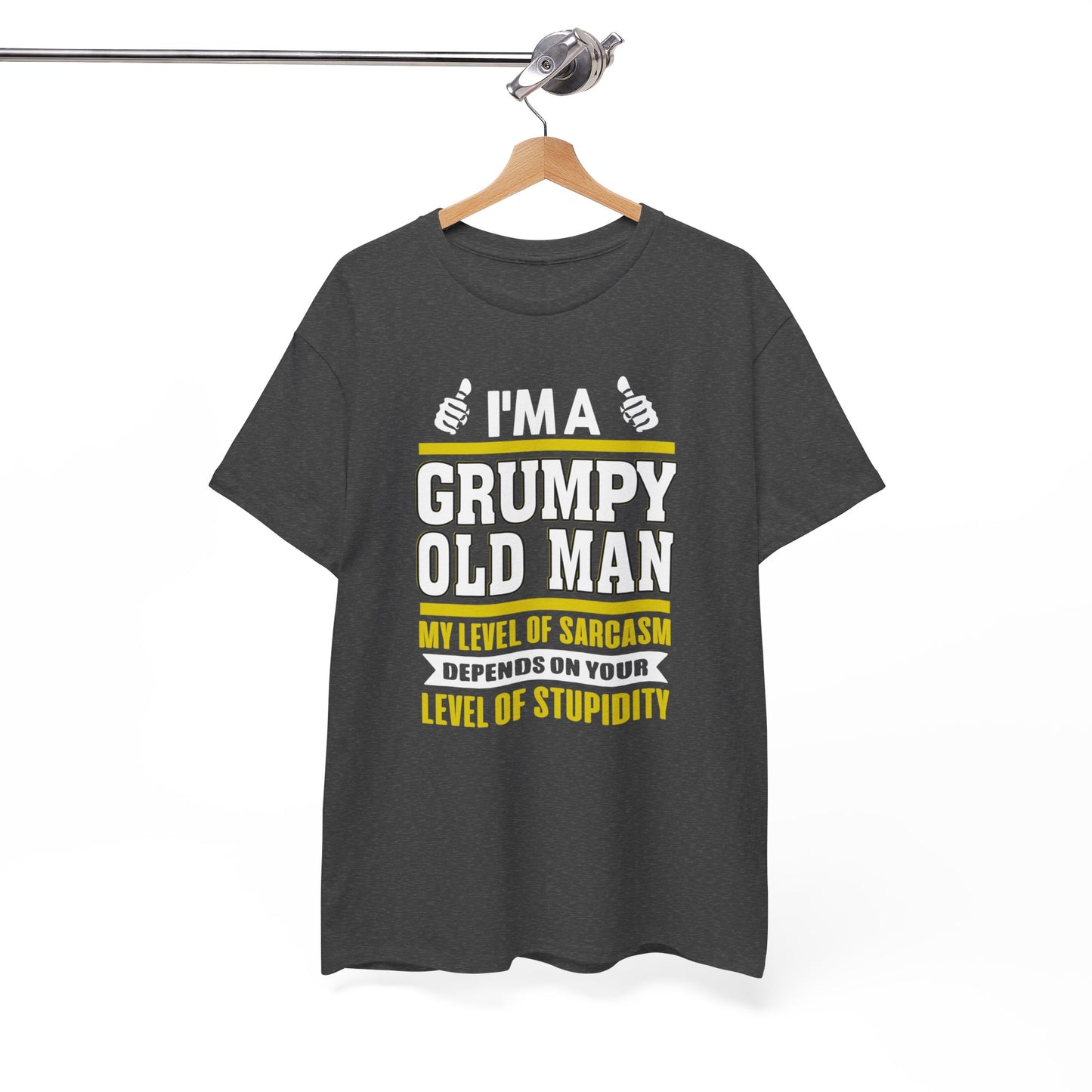 I’m a Grumpy Old Man My Level of sarcasm depend on your Level of stupidity T-Shirt