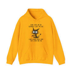 Blood Stains Are Red Ultraviolet Lights Are Blue Hoodie