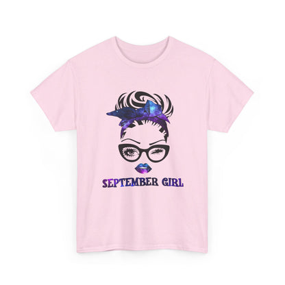 September Girl Birthday Shirt