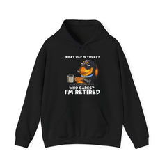 What Day Is To Day Who Cares I'm Retired Hoodie