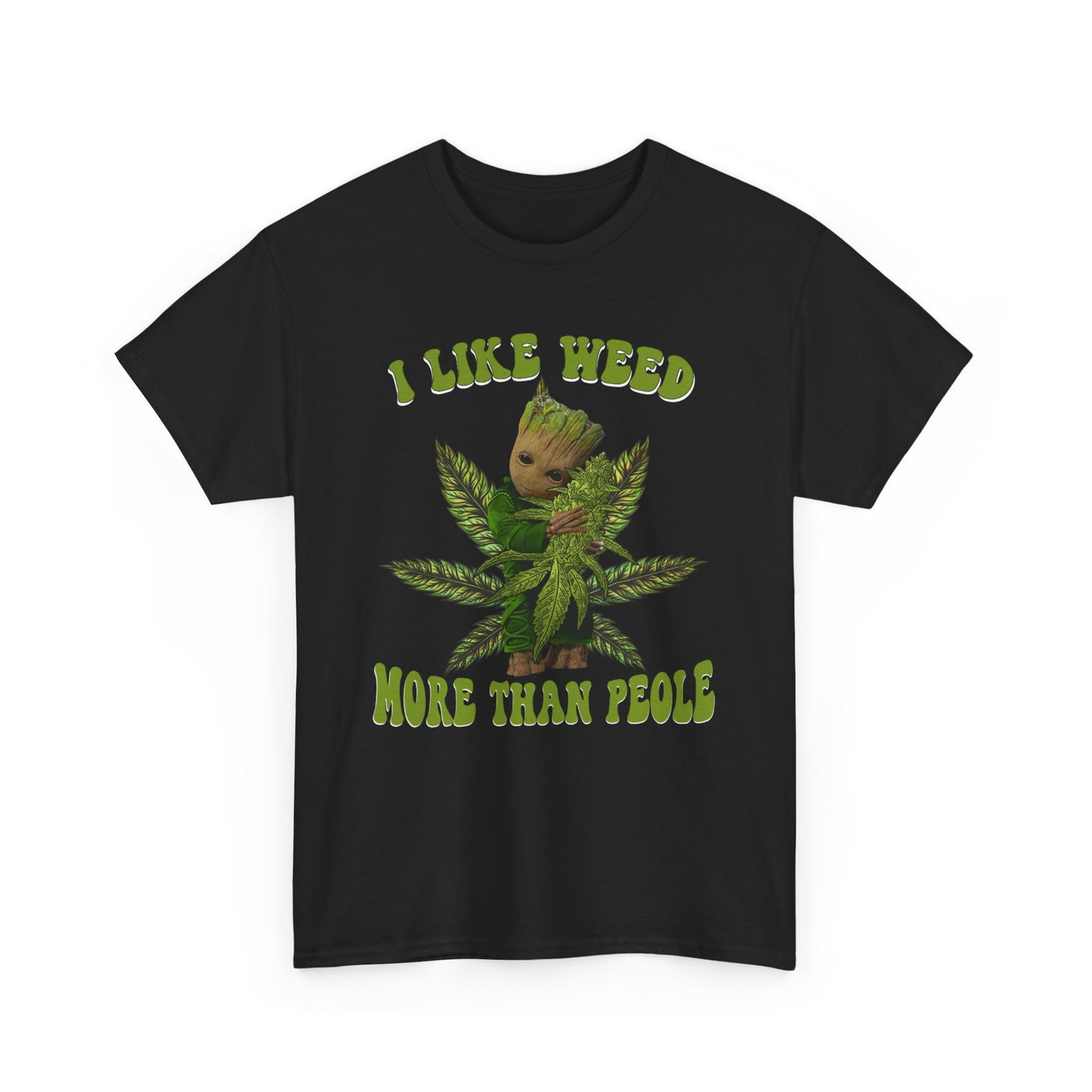 I Like Weed More Than People T-Shirt