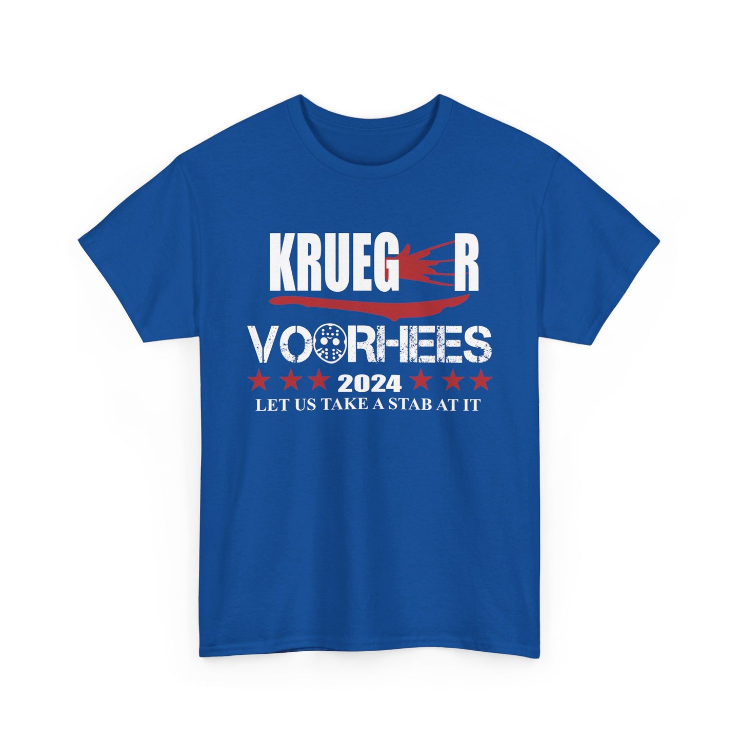 Krueger Voorhees 2024 Let Us Take a Stab At It Shirt