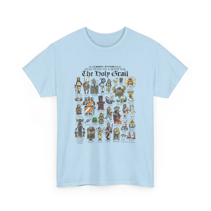 Monty Python Field Guide To A Quest For The Holy Grail T-Shirt