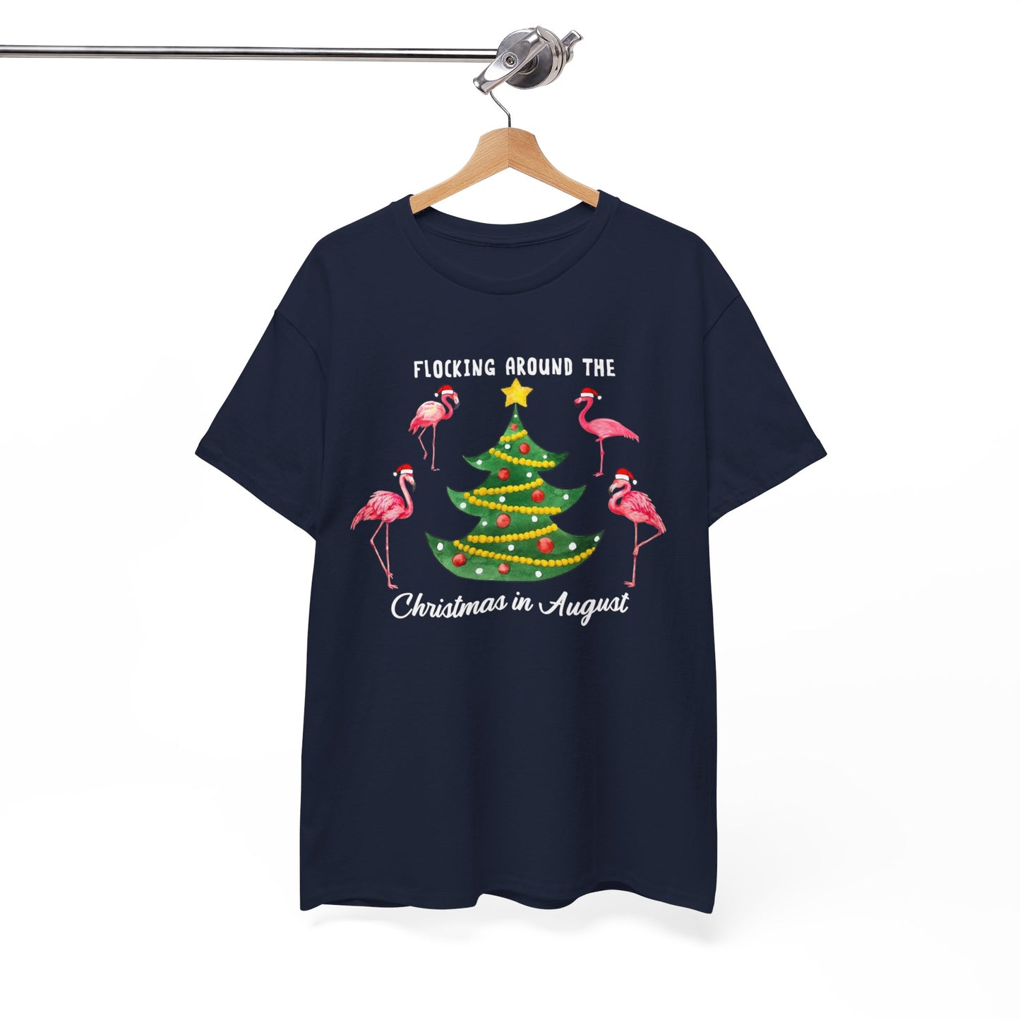 Flocking around the Chirstmas in August Shirt