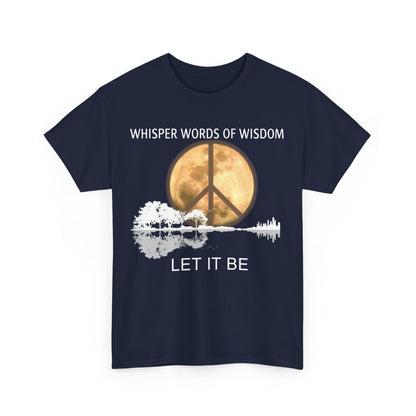 Whisper Words of Wisdom Let It Be Guitar Lake Shadow Shirt