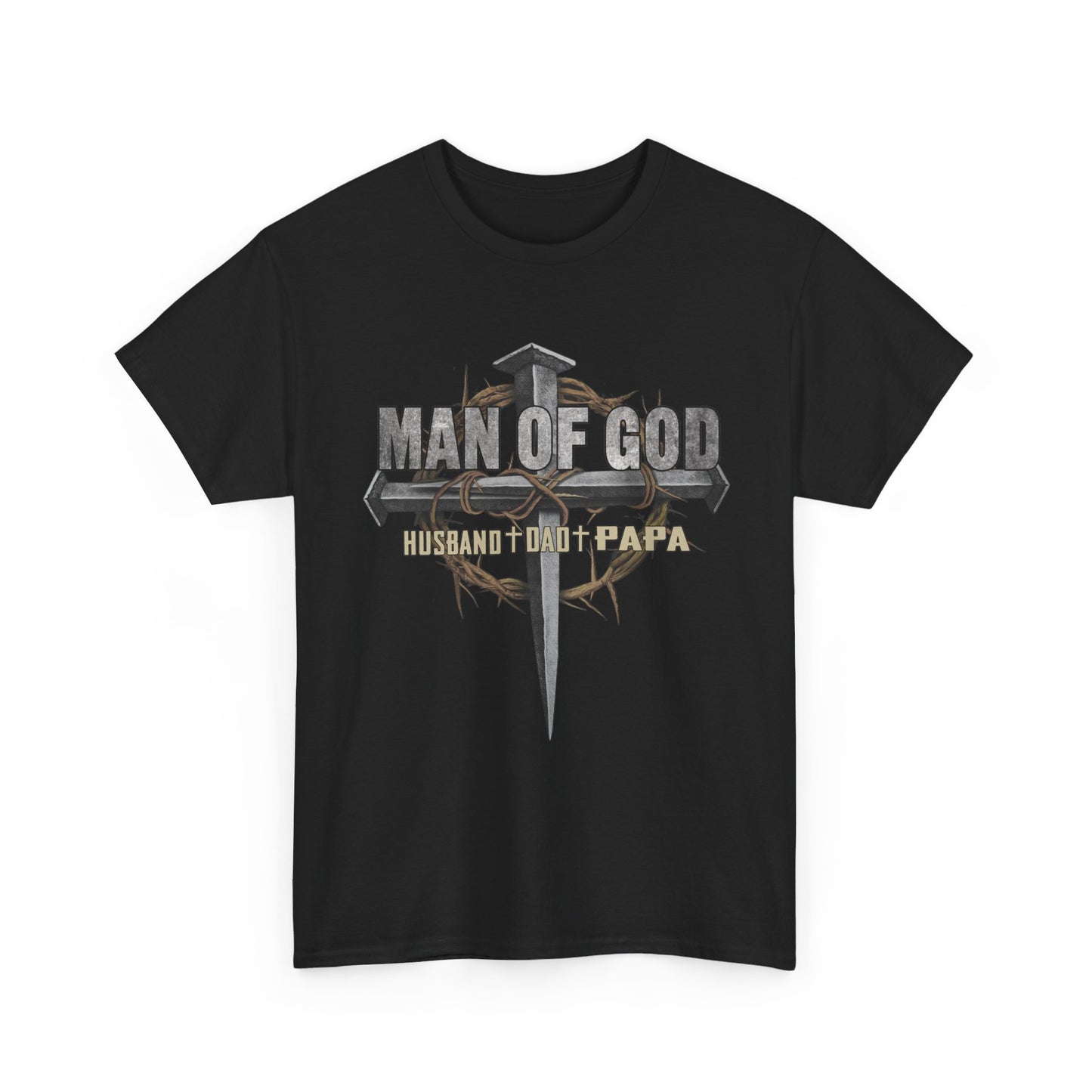 Man of God Husband Dad Papa Shirt