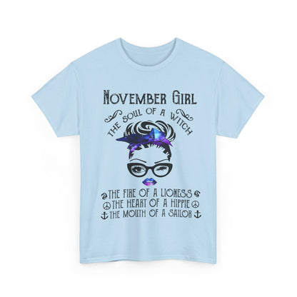 November Girl The Soul Of A Witch Shirt