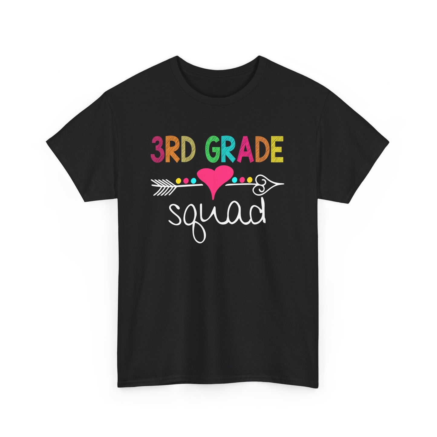 3rd Grade Squad Third Teacher Student Team Back To School T-Shirt