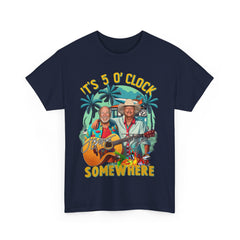 Jimmy Buffett Shirt Alan Jackson, It's 5 O'clock Somewhere Tee