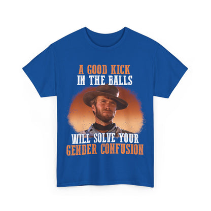 A Good Kick In The Balls Will Solve Your Gender Confusion Shirt