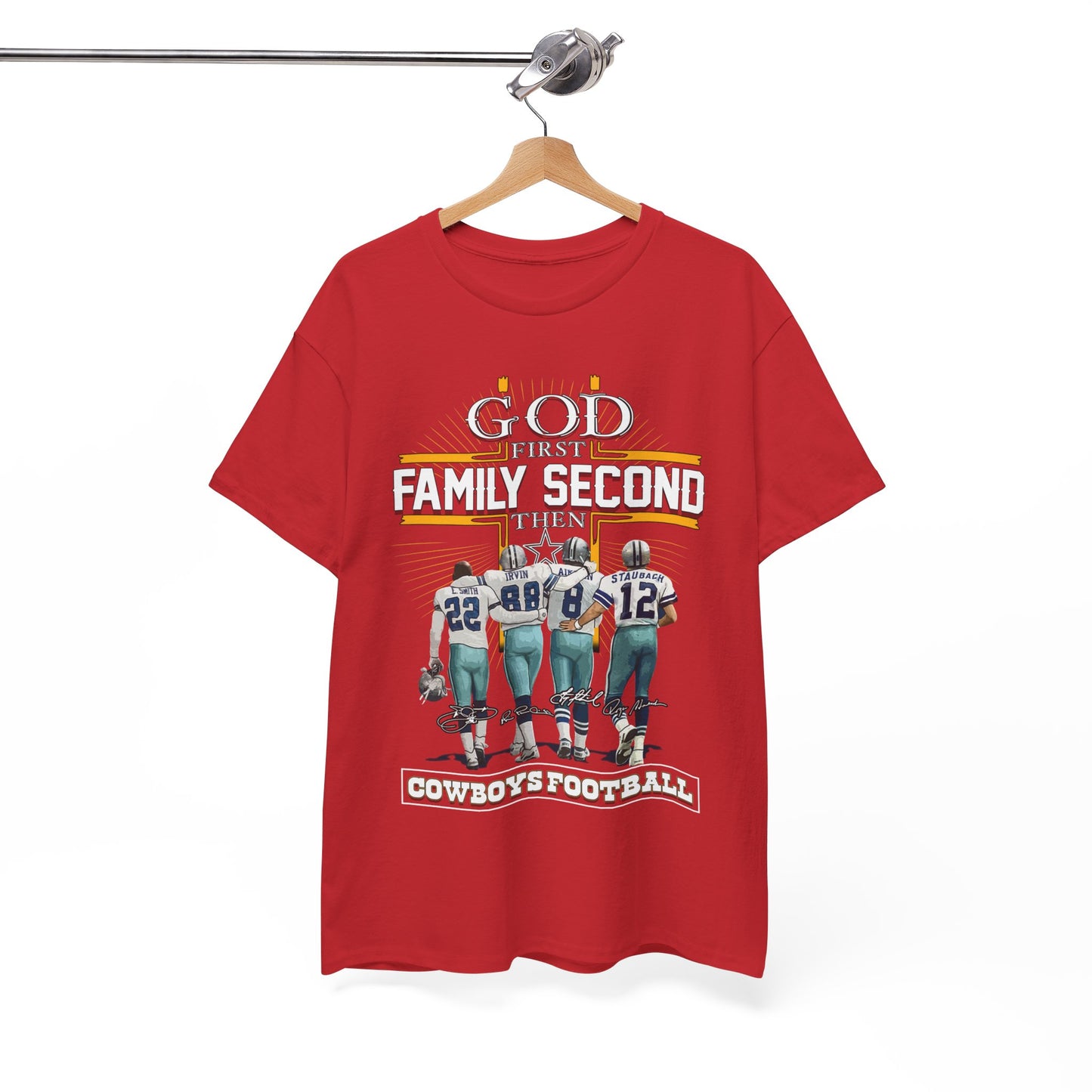 God first family second then cowboys football Shirt