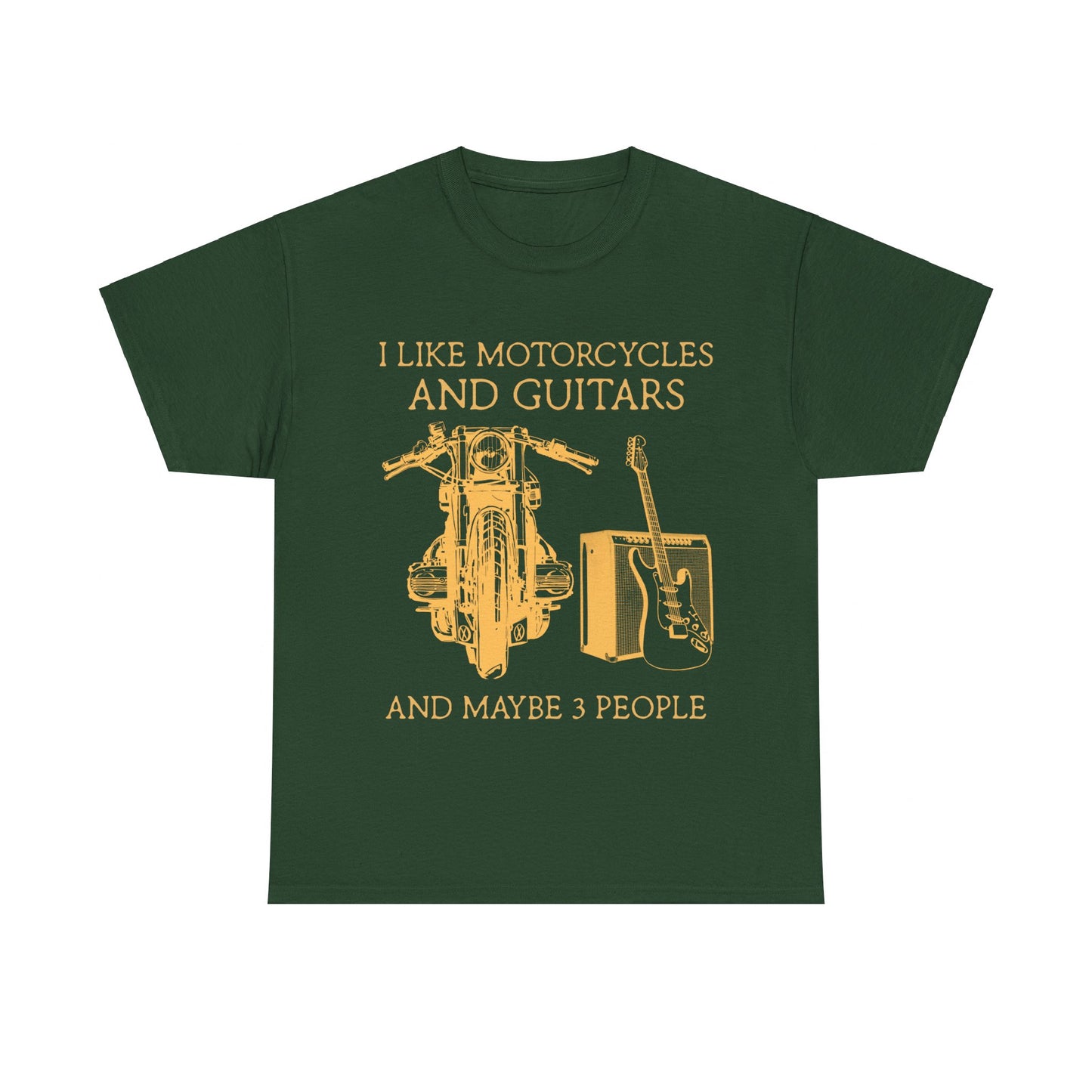 I Like Motorcycles And Guitars And Maybe 3 People Shirt