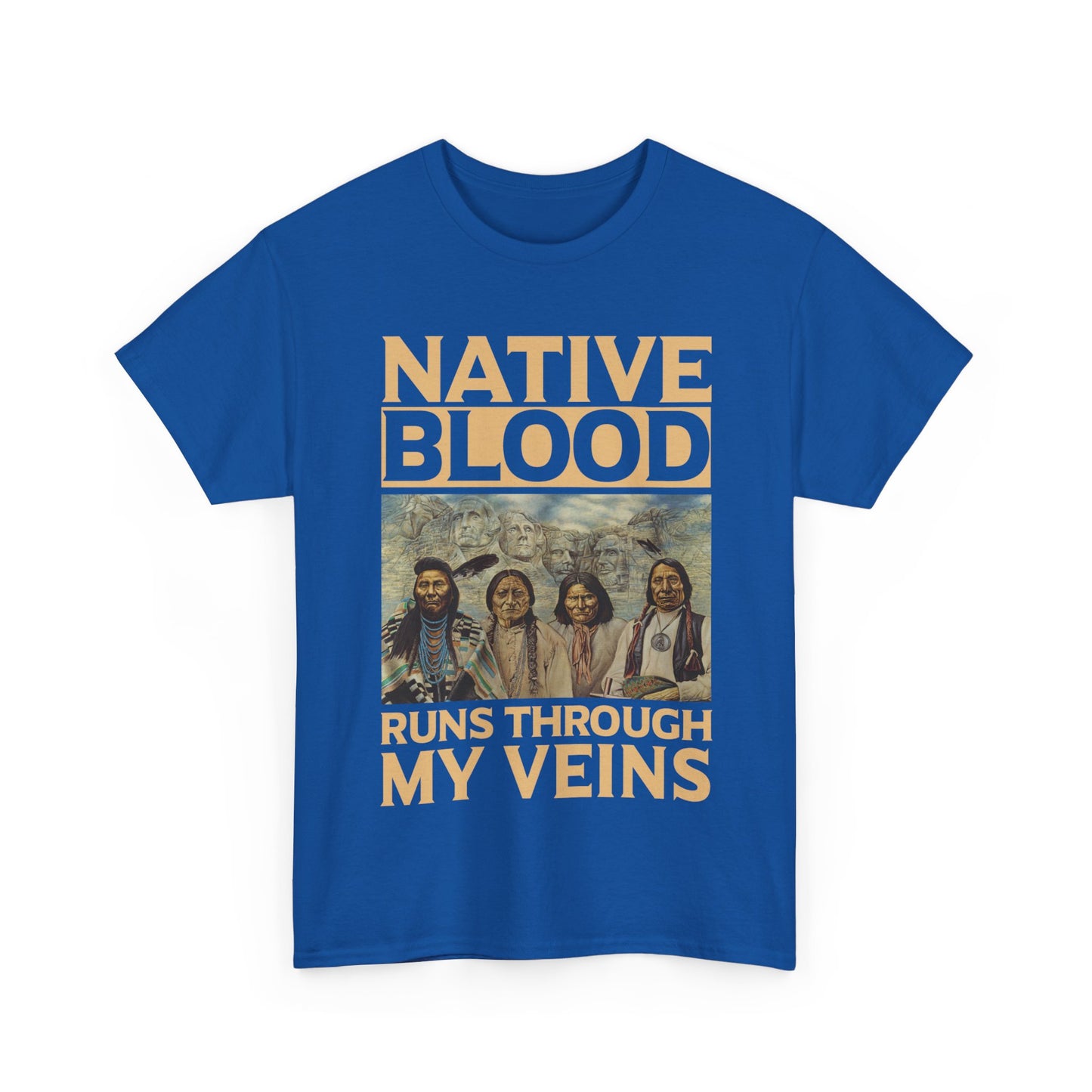 Native Blood Runs Through My Veins Shirt