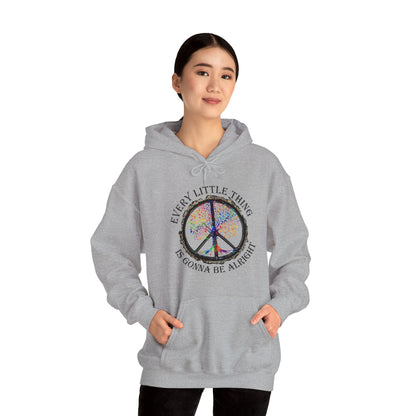 Hippie Every Little Thing Is Gonna Be Alright Hoodie