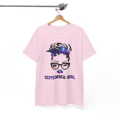 September Girl Birthday Shirt