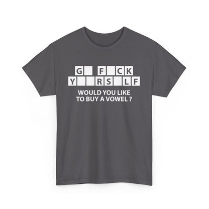 Would You Like To Buy A Vowel Shirt