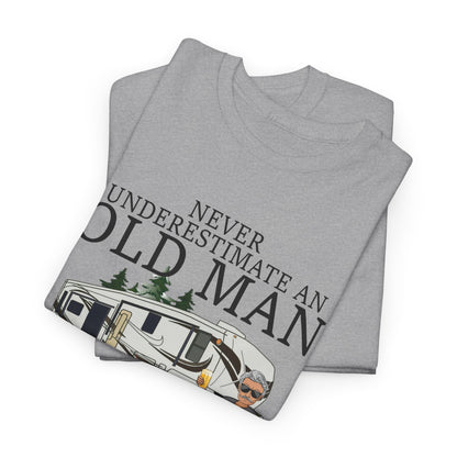 Never Underestimate An April Old Man Who Loves Camping Shirt