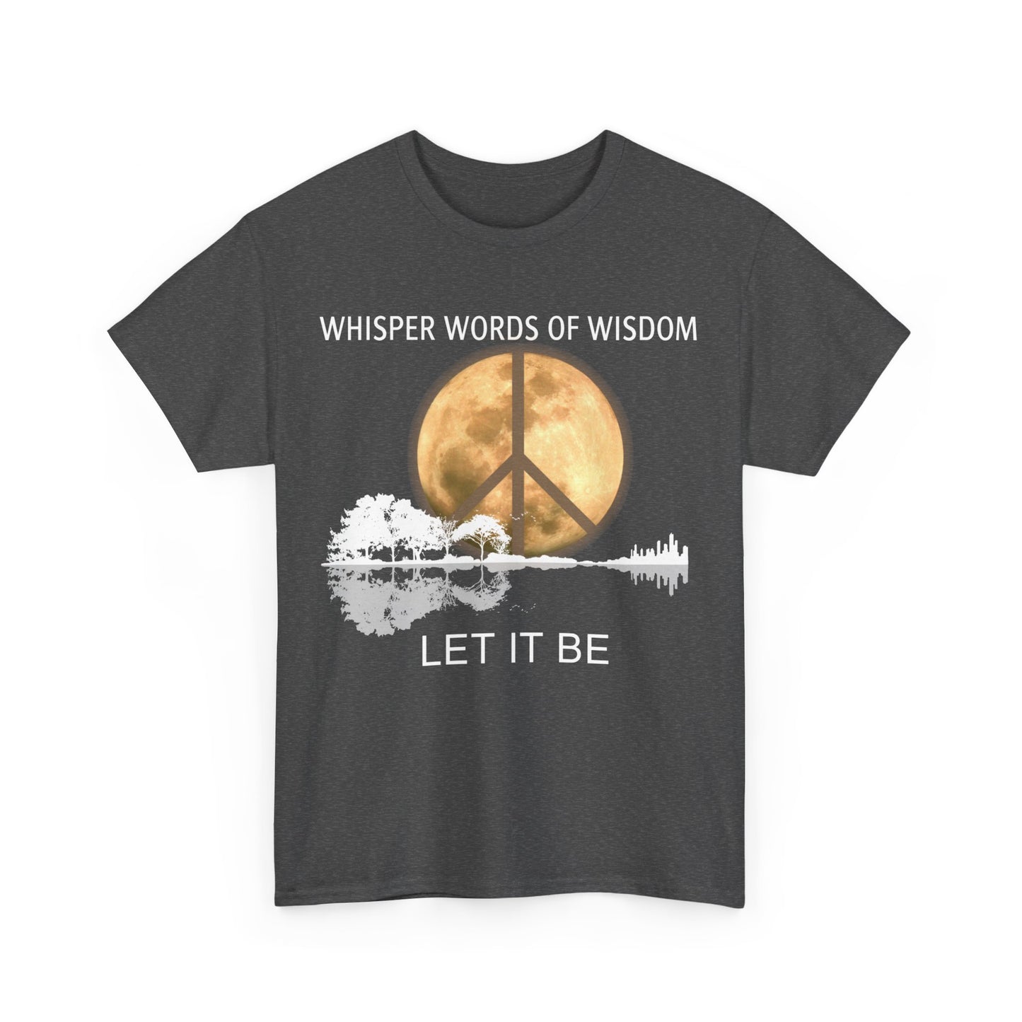 Whisper Words of Wisdom Let It Be Guitar Lake Shadow Shirt