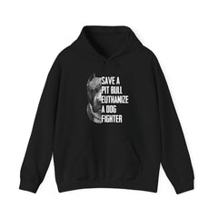 Pit Bull Lovers, Save A Pit Bull Euthanize A Dog Fighter Hoodie