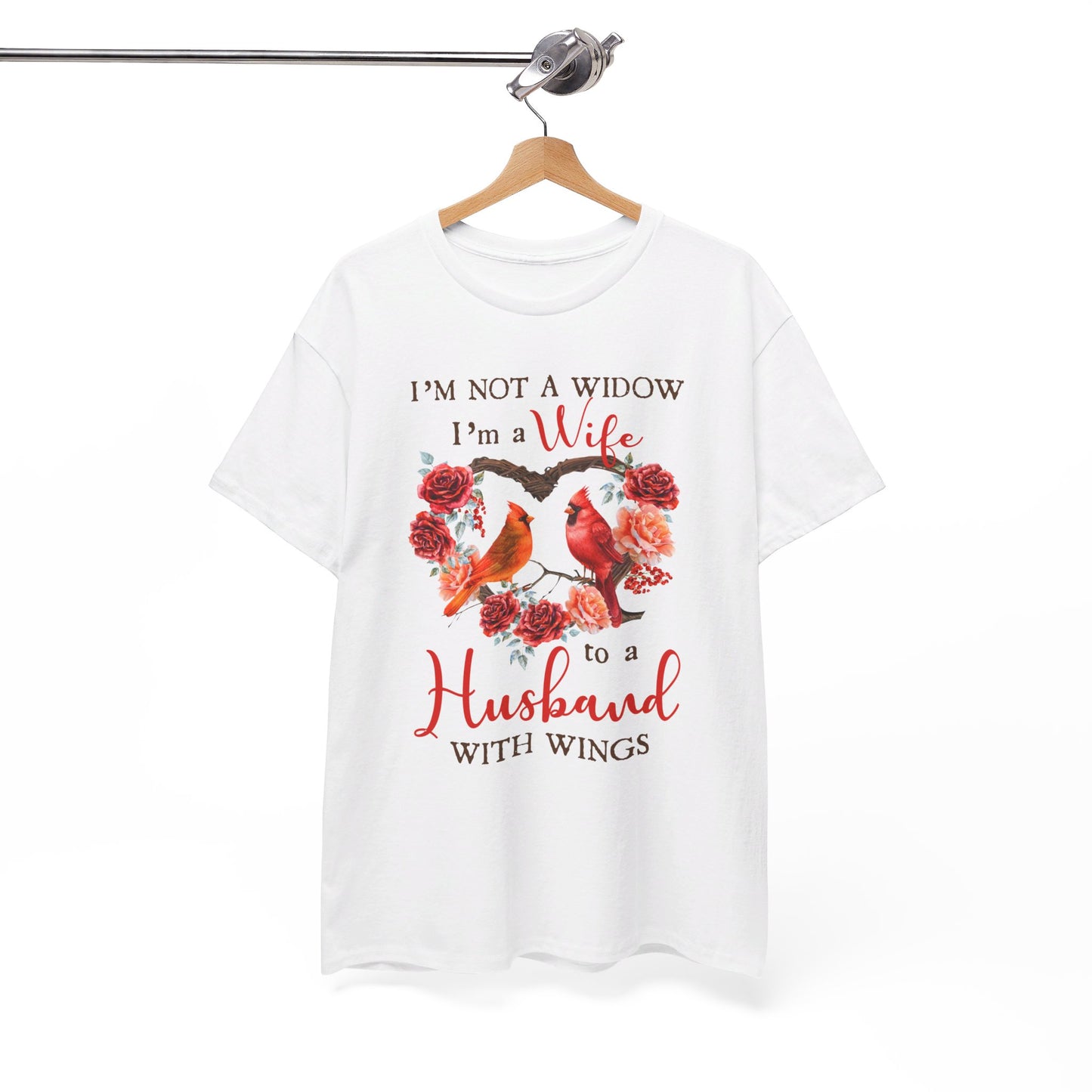 I’m Not A Widow I’m A Wife To A Husband With Wings Shirt