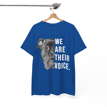 Pitbull Dog We Are Their Voice Shirt Pitbull Dog Lover Gifts