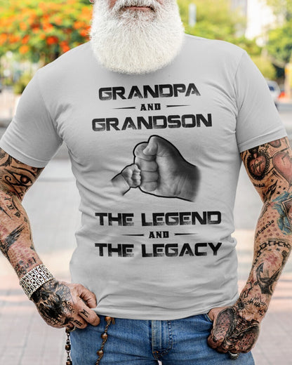 Grandpa And Grandson The Legend And The Legacy Shirt