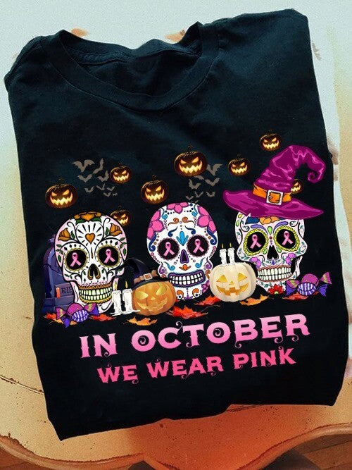 In October We Wear Pink Shirt